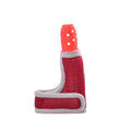 ZT001 Baby Silicone Molar Finger Cots Children Anti-Bite Hand Breathable Thumb Cots Teether Maternal And Baby Products(Red)