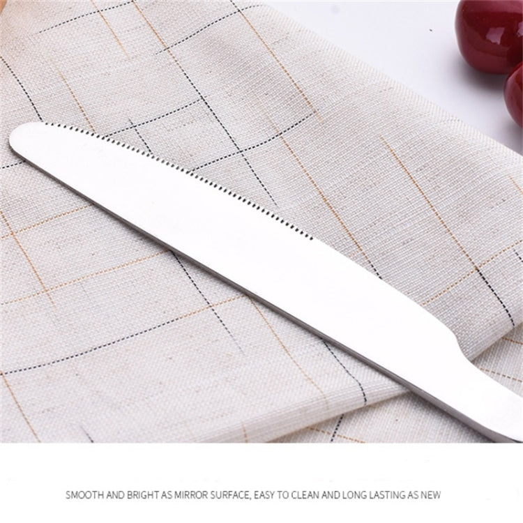 20 in 1 Stainless Steel Cutlery Steak Cutlery Set, Specification: Rose Gold