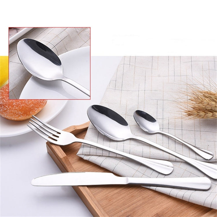 20 in 1 Stainless Steel Cutlery Steak Cutlery Set, Specification: Rose Gold