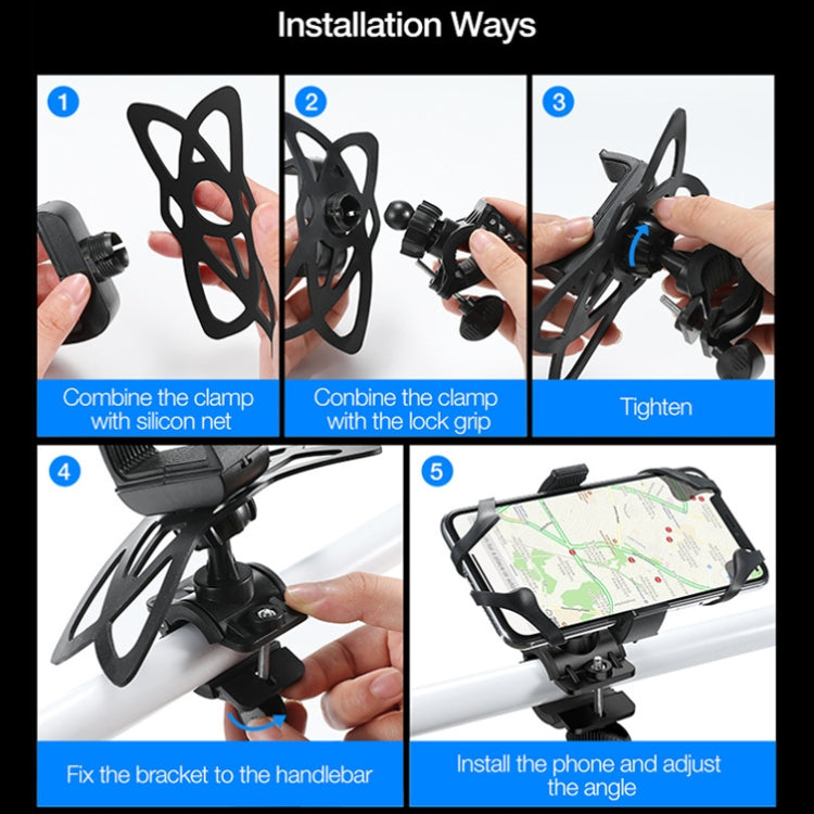 Bicycle Strap Mobile Phone Holder Bicycle Mountain Bike Phone Holder(Clip Type)