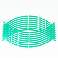 Motorcycle Rim Stickers Personality Wheels Modified Decals(Green)