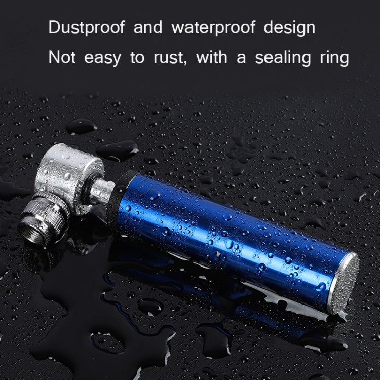 Bicycle Basketball Football Mini Portable High Pressure Inflator(Blue)