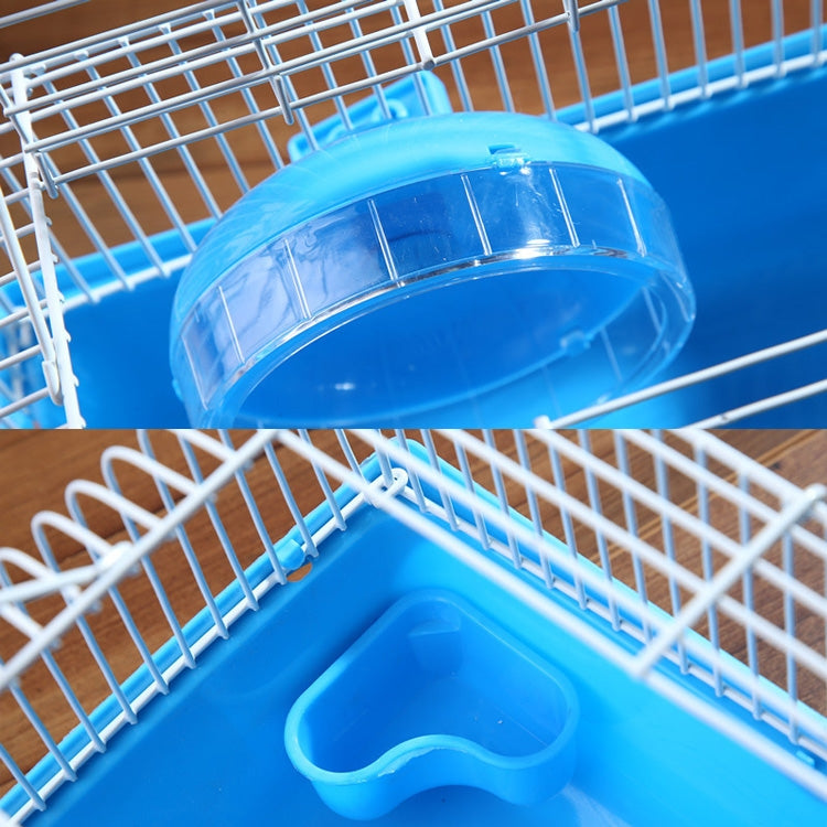 Hamster Cage Portable Take-Out Cage Hamster Golden Bear Supplies(Pink)