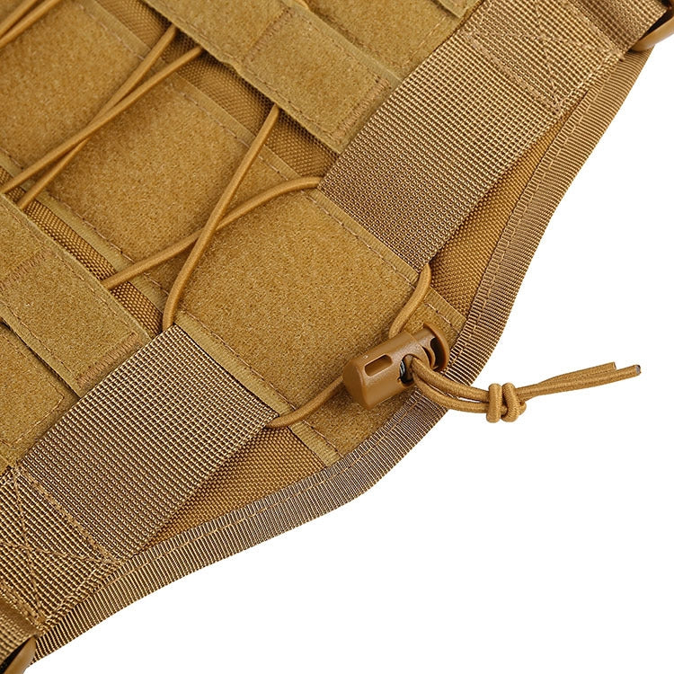 Outdoor Dog Vest Chest Harness Large And Medium-Sized Dog Training Vest Dog Leash, Size: XL(Khaki)