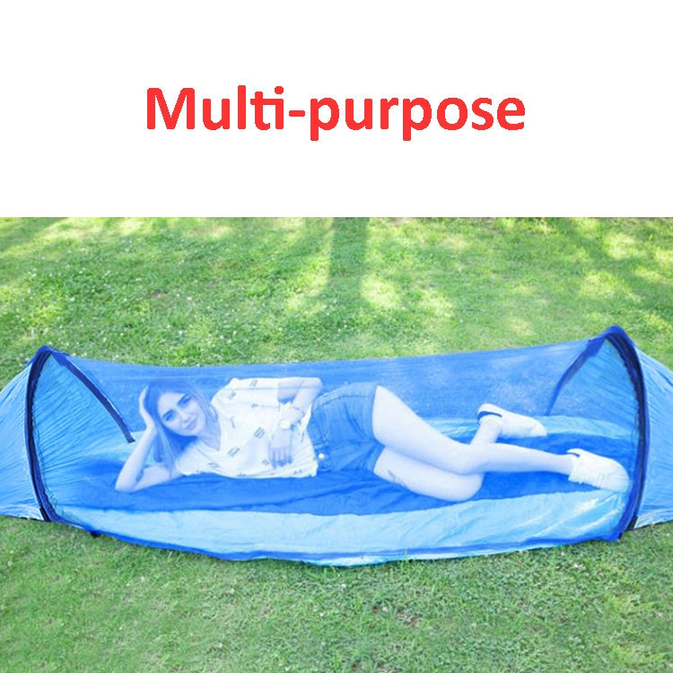 Anti-Rollover Automatic Quick-Opening Mosquito Net Hammock Outdoor Camping Double Anti-Mosquito Hammock, Size: 290x140cm(Yellow Black)