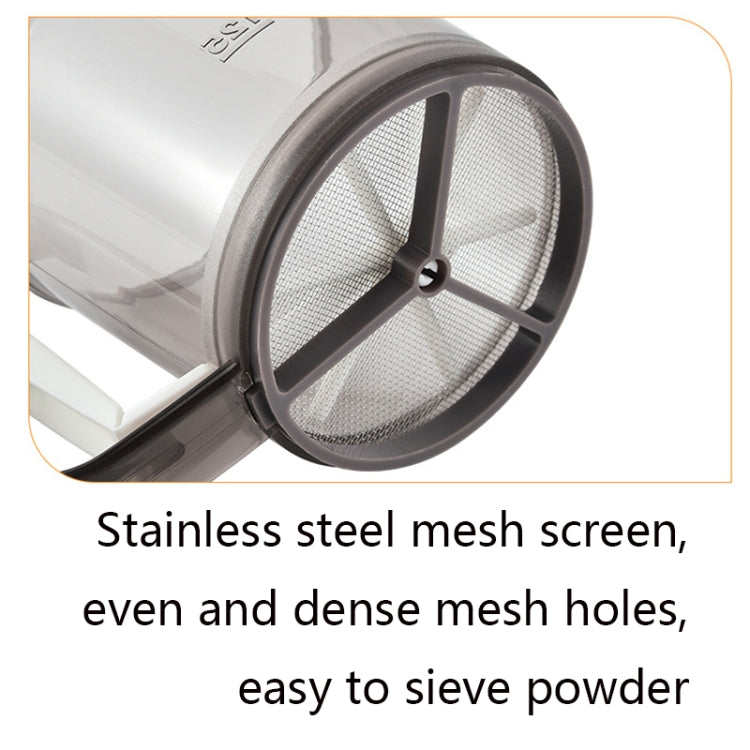 Convenient Hand-Held Flour Sieve Icing Sugar Sieve Baking Tool(Brown)