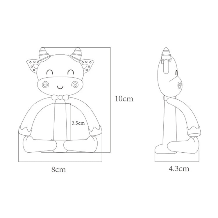 Three-Dimensional Cartoon Silicone Baby Teether Molar Rods Children Toys Maternal And Child Supplies(Coffee  Sheep)