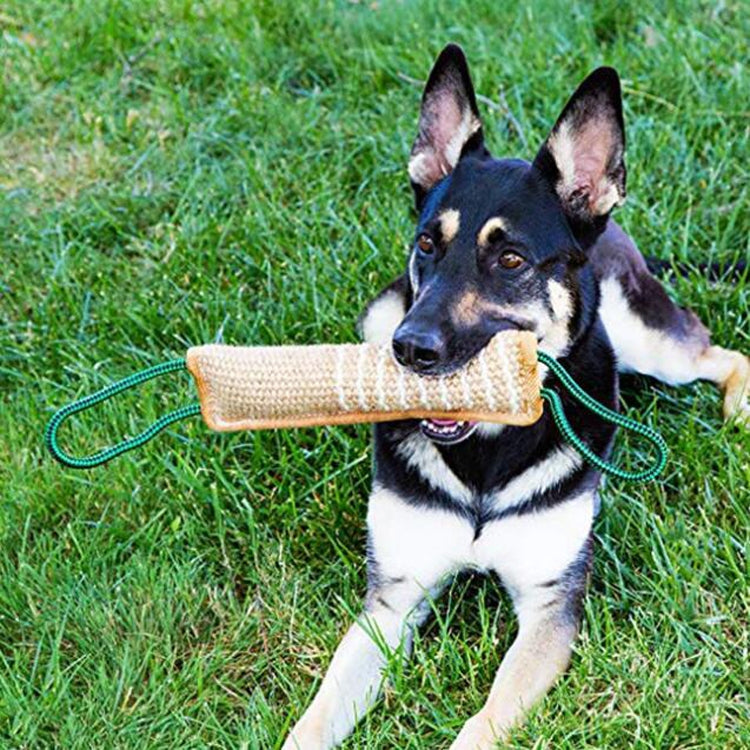 Dog Training Hemp Bite Stick Dog Bite Stick Dog Training Supplies(A4)