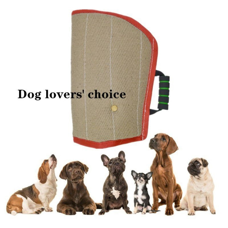 Red Twill Jute Training Dog Bite Sleeve Open Sleeve Protector Pet Products