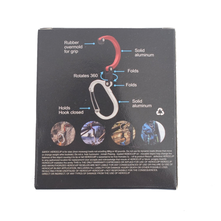 Multifunctional Carabiner Aluminum Alloy D-Type Outdoor Products Quick-Hanging Buckle(Golden)