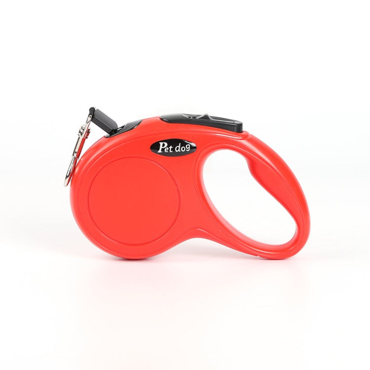 Pet Leash Automatic Retractable Dog Leash 3m(Red)
