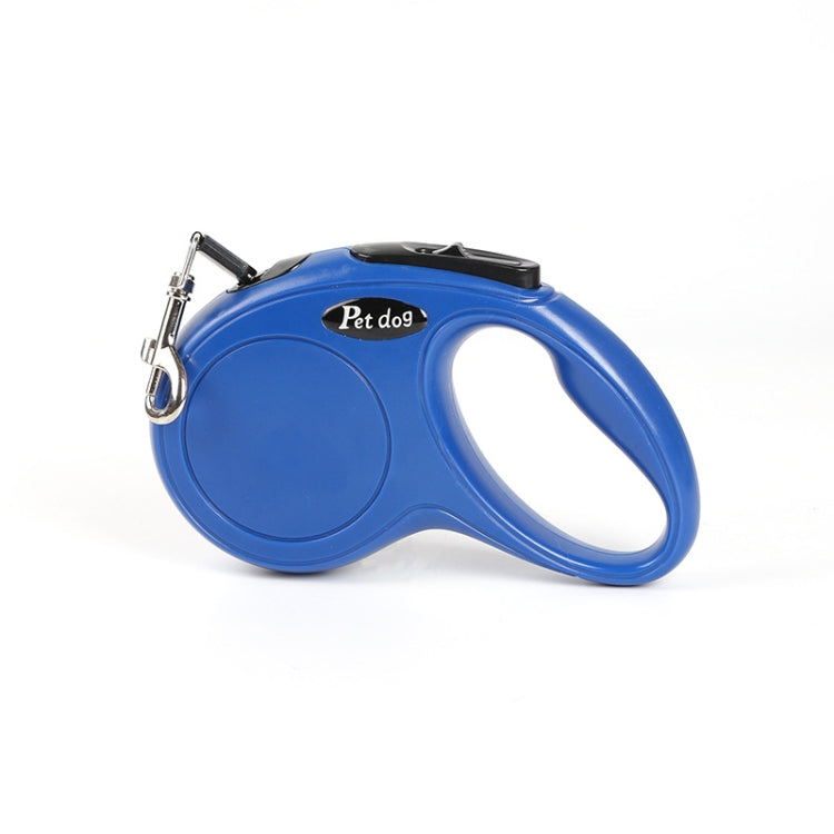 Pet Leash Automatic Retractable Dog Leash 5m(Dark Blue)