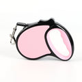 Traction Rope Automatic Retractable Tractor Portable Dog Leash Large 5m(Pink)