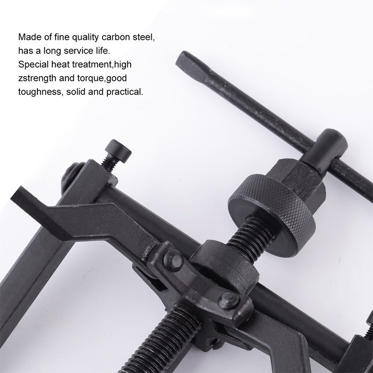 3-Jaw Inner Bearing Puller Gear Extractor Heavy Duty Automotive Machine Tool Kit(Black)