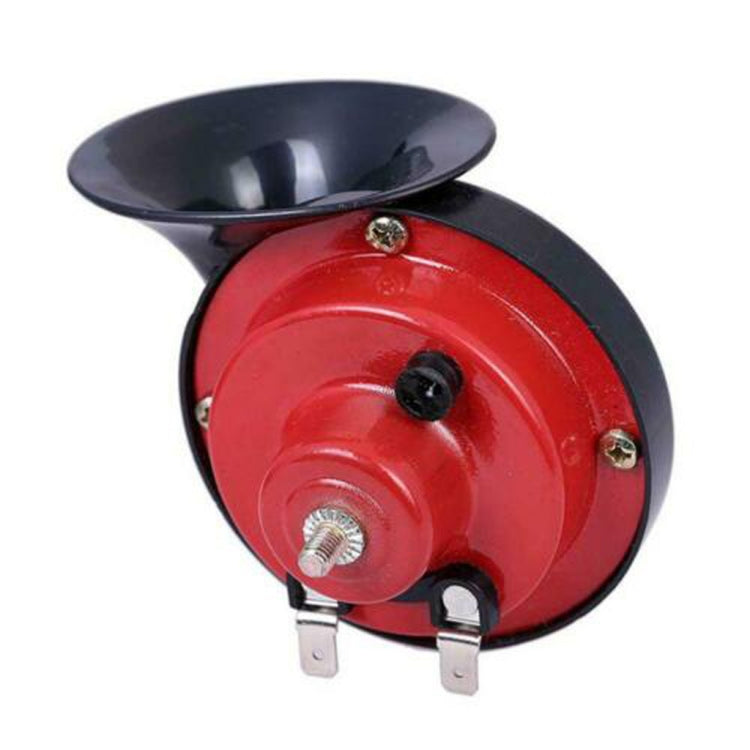 1 Pair 110BD 12V Motorcycle Electric Car Loud Single Sound Snail Speaker