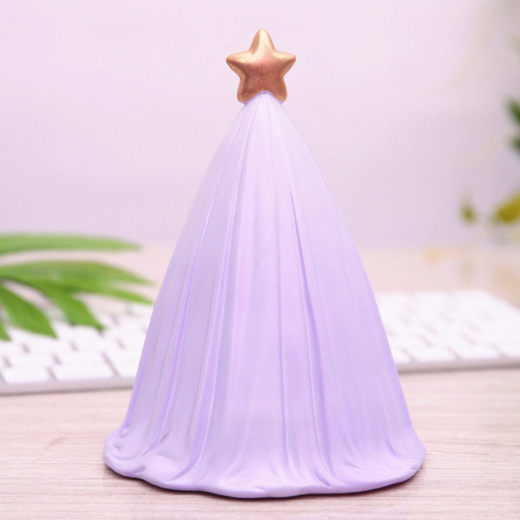 B82880 Room Decoration Atmosphere Night Light Bedside Lamp Ornaments, Size: Small (Purple)