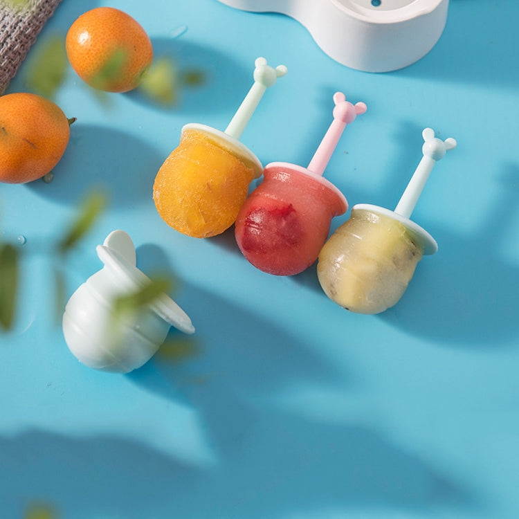 2 Sets 3 in 1 Children DIY Popsicle Mold Homemade Ice Cream Mold Set(Deer)