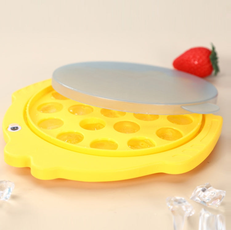 2 PCS Children Cartoon Silicone Ice Tray Homemade Ice Cream Mold, Specification: Doodle Fish