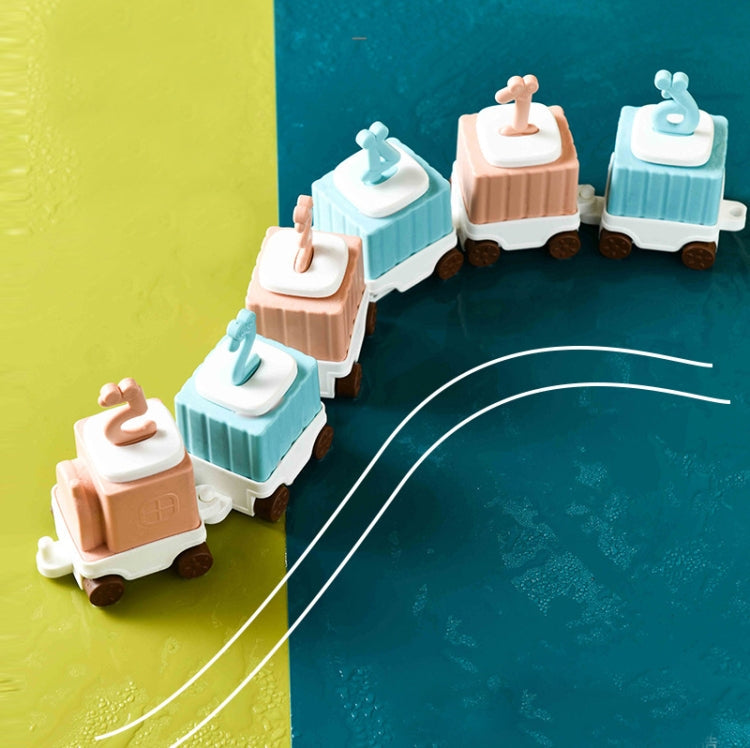 2 PCS Children Cartoon Silicone Ice Tray Homemade Ice Cream Mold, Specification: Small Train