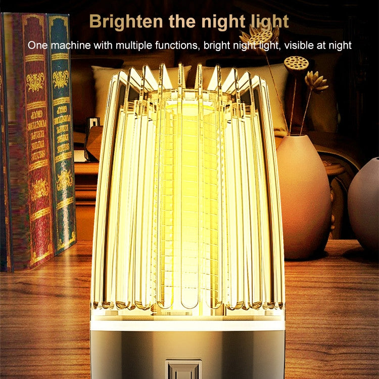 ALE-MWD-008 Home Bedroom Mute Mosquito Trap Mosquito Lamp Outdoor Non-Radiation Fly Mosquito Repellent, Product specifications: Charging Type 2000 MAH(Black)