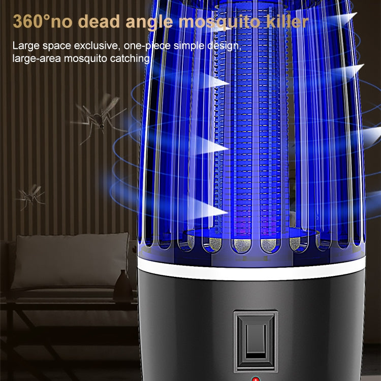ALE-MWD-008 Home Bedroom Mute Mosquito Trap Mosquito Lamp Outdoor Non-Radiation Fly Mosquito Repellent, Product specifications: Charging Type 2000 MAH(Black)