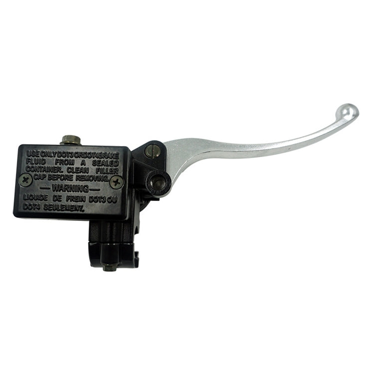 Motorcycle Modification Accessories Pump Assembly Front Hydraulic Brake Oil Pump(White Handle Black Pump)