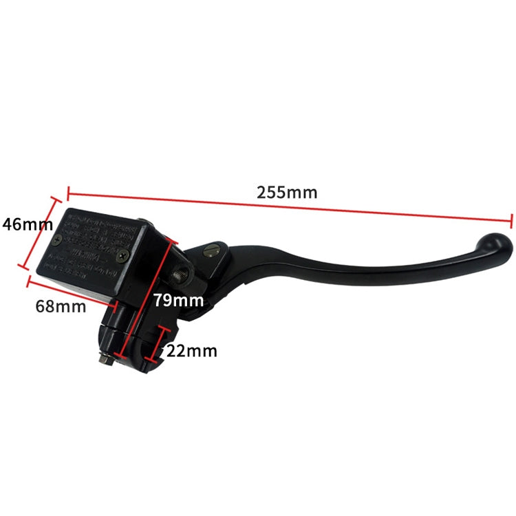Motorcycle Modification Accessories Pump Assembly Front Hydraulic Brake Oil Pump(Black)