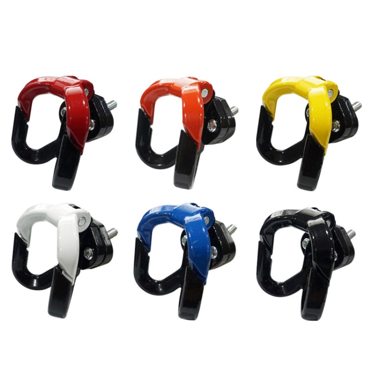 2 PCS Pedal Electric Car Motorcycle Modified Helmet Universal Double Hook(Orange)