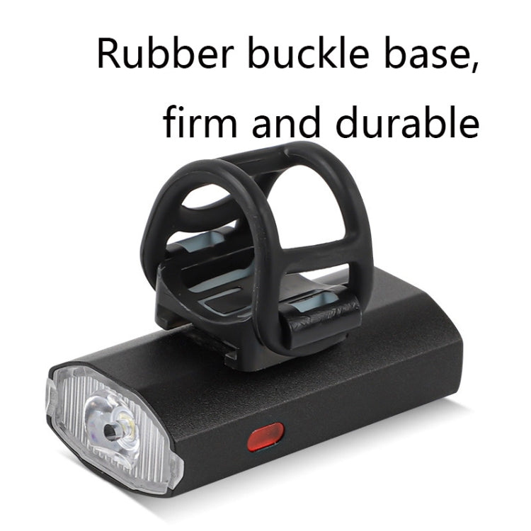 WEST BIKING YP0701281 Bicycle Lights Helmet Lights Front And Tail Warning Lights USB Night Riding Mountain Bike Equipment With Side Lights(Black)