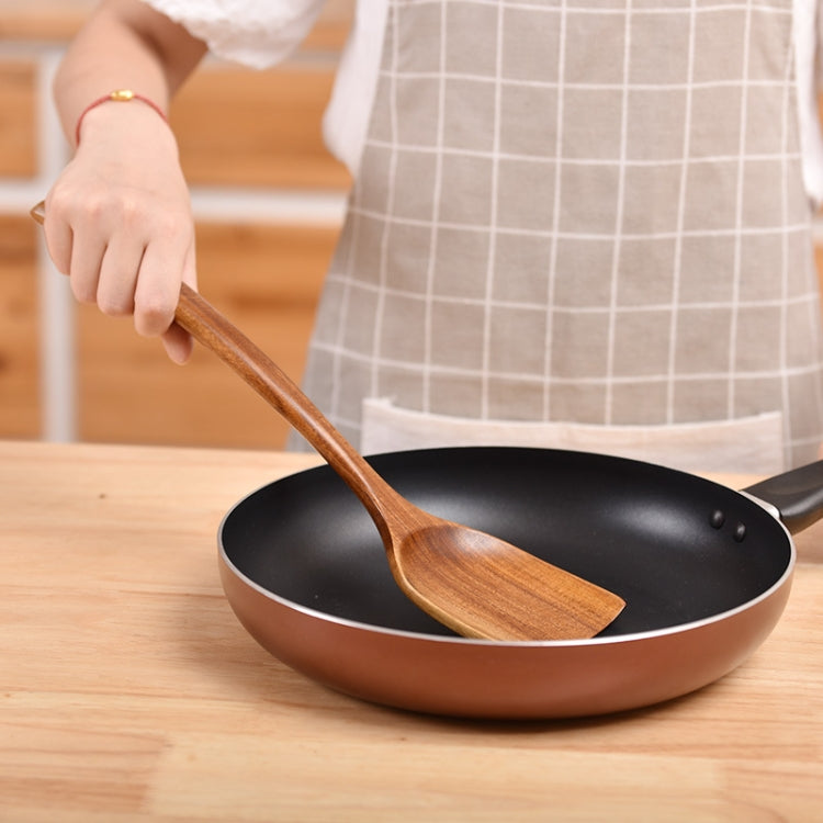 Non-Stick Pot Wood Spoon Teak Scoop Tableware Sweet Spoon