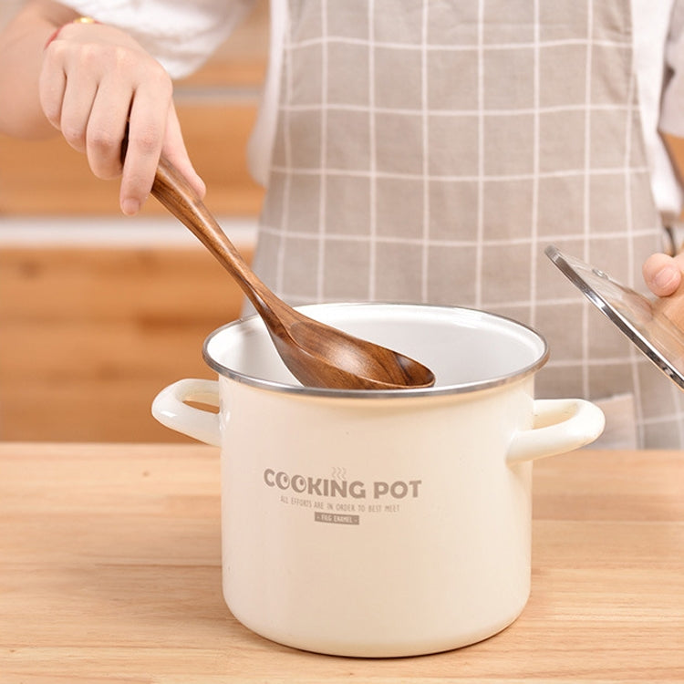 Non-Stick Pot Wood Shovel Teak Cooking Pot Shovel Tableware Thickened Oblique Shovel