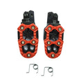 Motorcycle Modified Aluminum Alloy Foot Pedal Accessories(Red)