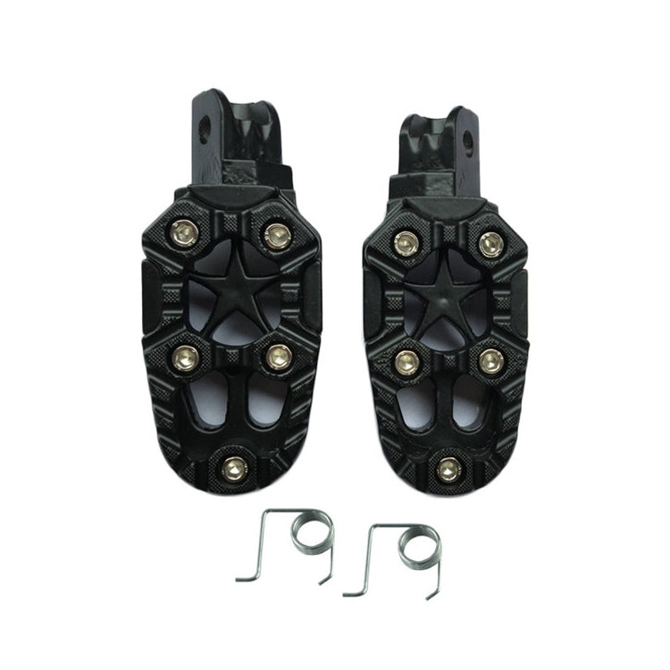 Motorcycle Modified Aluminum Alloy Foot Pedal Accessories(Black)