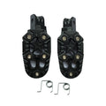 Motorcycle Modified Aluminum Alloy Foot Pedal Accessories(Black)