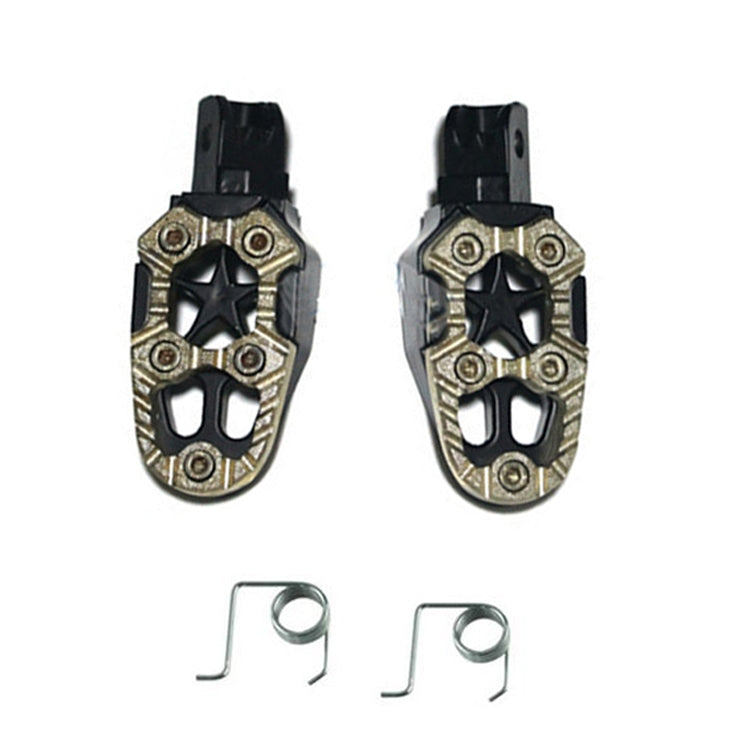 Motorcycle Modified Aluminum Alloy Foot Pedal Accessories(Silver)