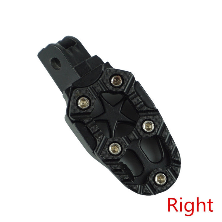 Motorcycle Modified Aluminum Alloy Foot Pedal Accessories(Red)