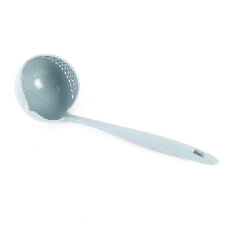 Wheat Straw Dual-use Soup Spoon Colander Environmental Tableware