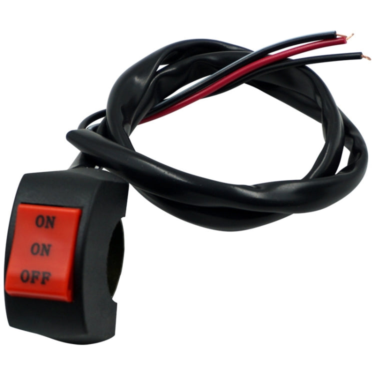 10 PCS Modified Motorcycle Off-Road Accessories Handlebars 1 In 2 Out Headlights Spotlights Far Near Light Switches