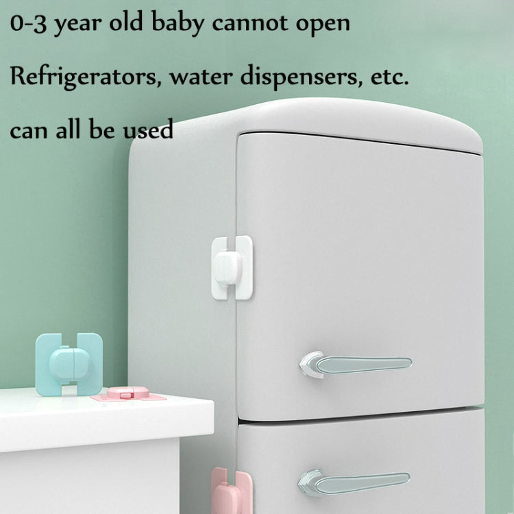 5 PCS Baby Refrigerator Water Dispenser Safety Lock Baby Safety Products(Pink)