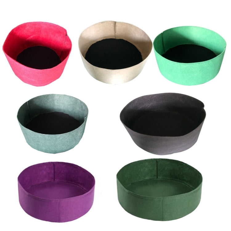 90x30cm 190L Felt Planting Barrel Indoor Outer Round Plant Bag Non-Woven Seedling Bag(Red)