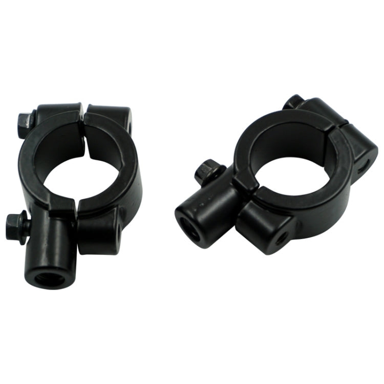 6 PCS Motorcycle Modification Accessories Handlebar Mirror Holder(M8 25mm Black)