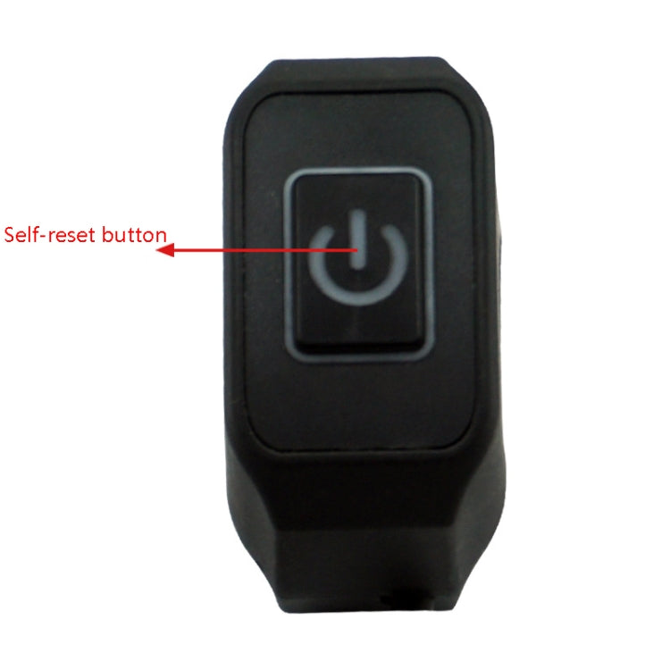 2 PCS Motorcycle Electric Car Modified Accessories Headlight Speaker Over-Car Light Spot Fire Light Multi-Function Self-Locking Switch(Red Light)