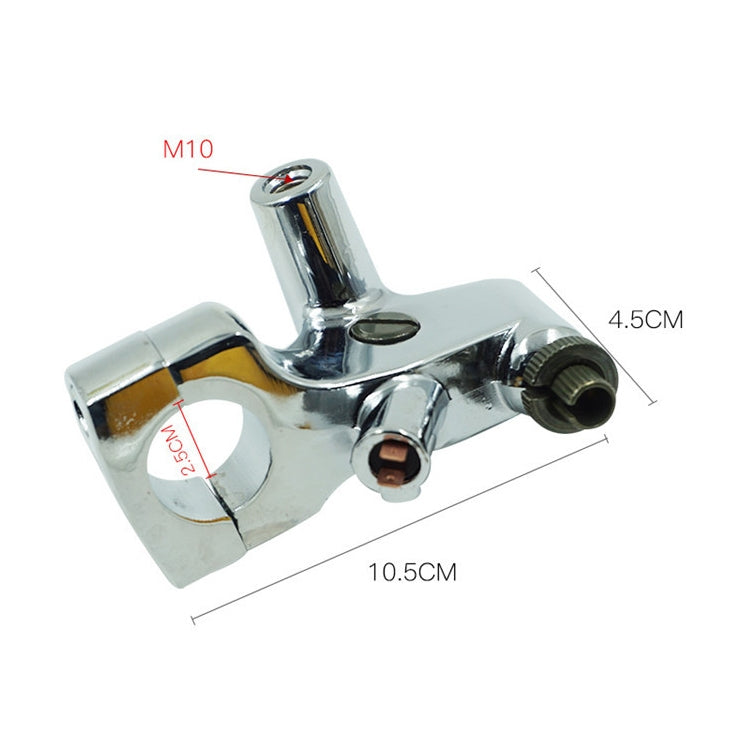 Motorcycle Modification Accessories Reflective Holder Mirror Code Handle Bracket For Honda VT600 / VT750 / STEED400(Black)