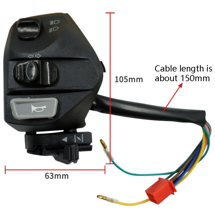 Motorcycle Accessories Handle Switch Assembly Handle Combination Switch For Yamaha MIO / LC135