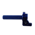 Motorcycle Off-Road Vehicle Modified CNC Handle Throttle Clamp Hand Grip Big Torque Oil Visual Throttle Accelerator(Blue)