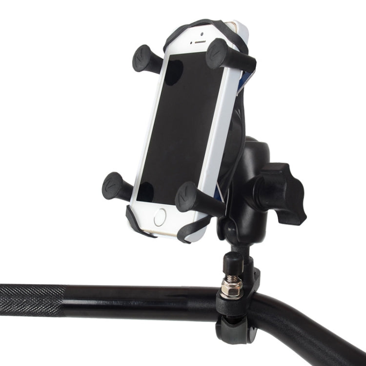 N-STAR N002 Motorcycle Bicycle Mobile Phone Bracket Riding Equipment(Large Tilted Head)