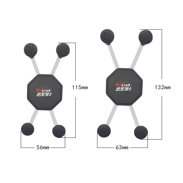 N-STAR N002 Motorcycle Bicycle Mobile Phone Bracket Riding Equipment(Large L Head)