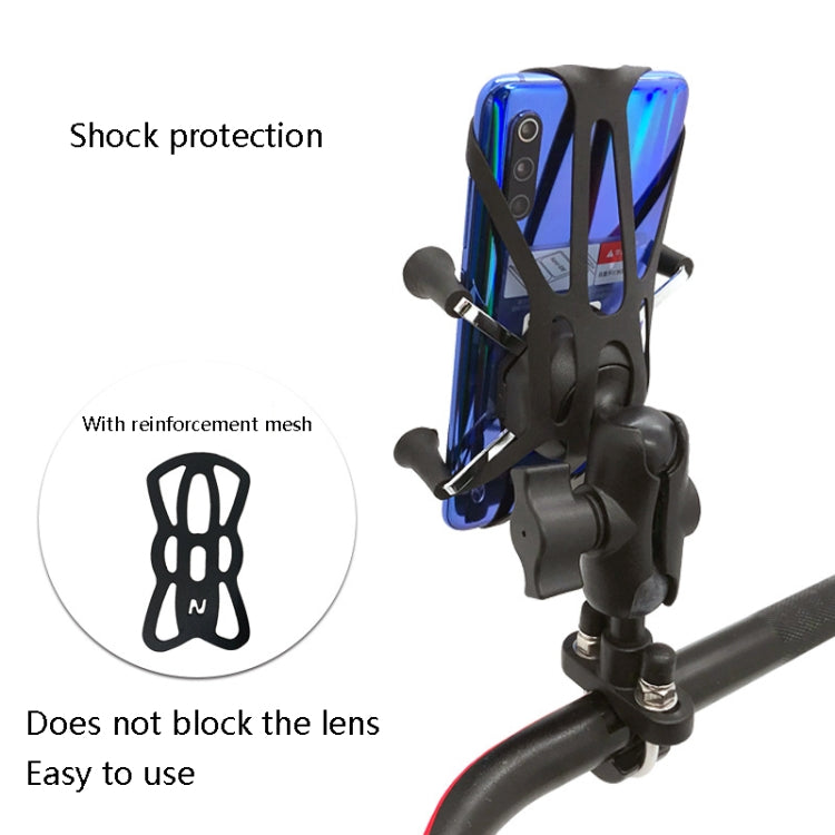 N-STAR N002 Motorcycle Bicycle Mobile Phone Bracket Riding Equipment(Large L Head)