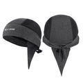 West Biking Summer Ice Silk Pirate Cap Riding Cap Men And Women  Outdoor Windproof Sunscreen Headgear, Size: Free Size(Triangle Towel Gray)