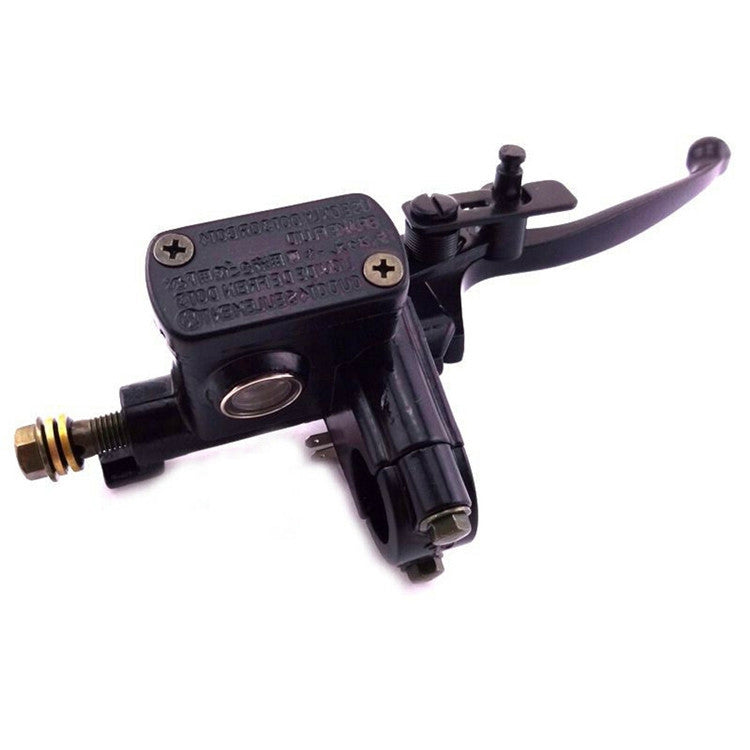 ATV Four-Wheeled Car UTV Kart Front And Rear Brakes Pump Disc Brake Handle Oil Pump Hand Brake With Assist Brake(Left)